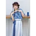 Blue Star Grass 蓝星草 - Han Element Hanfu Set