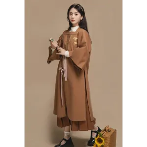 Black Chestnut 墨栗 - Han Chinese Element Daily Casual Hanfu