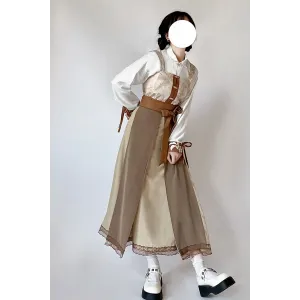Autumn Leaves Poetry 秋叶诗集 - Han Element Hanfu Set