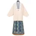 Three Rabbits 三兔共耳 - Ming Dynasty Hanfu Coat  & Ma Mian Skirt Set
