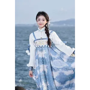 Moon in Water 水中月 - Han Element Hanfu Set