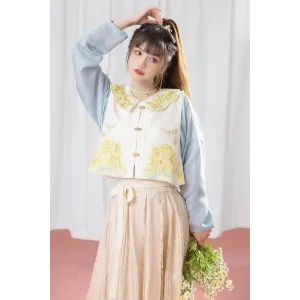 Sunflower 向日葵 - Han Element Hanfu Set