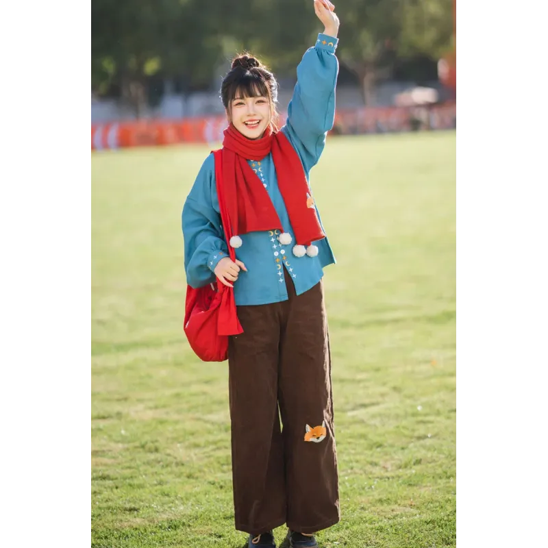 Little Fox's Dream 小狐狸的梦 - Han Element Hanfu Set