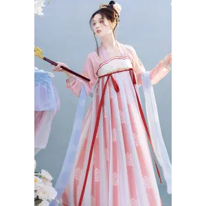 Little Tai Ping 小太平 - Tang Dynasty Hanfu Qixiong Suspender Skirt