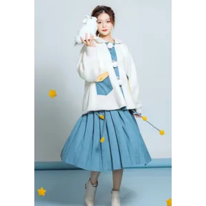 Starry Moonlit Night 星月夜 - Han Element Hanfu Set