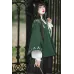 Moss Sprite 野苔精灵 - Ming Hanfu Sweater & Coat & Ma Mian Skirt Set