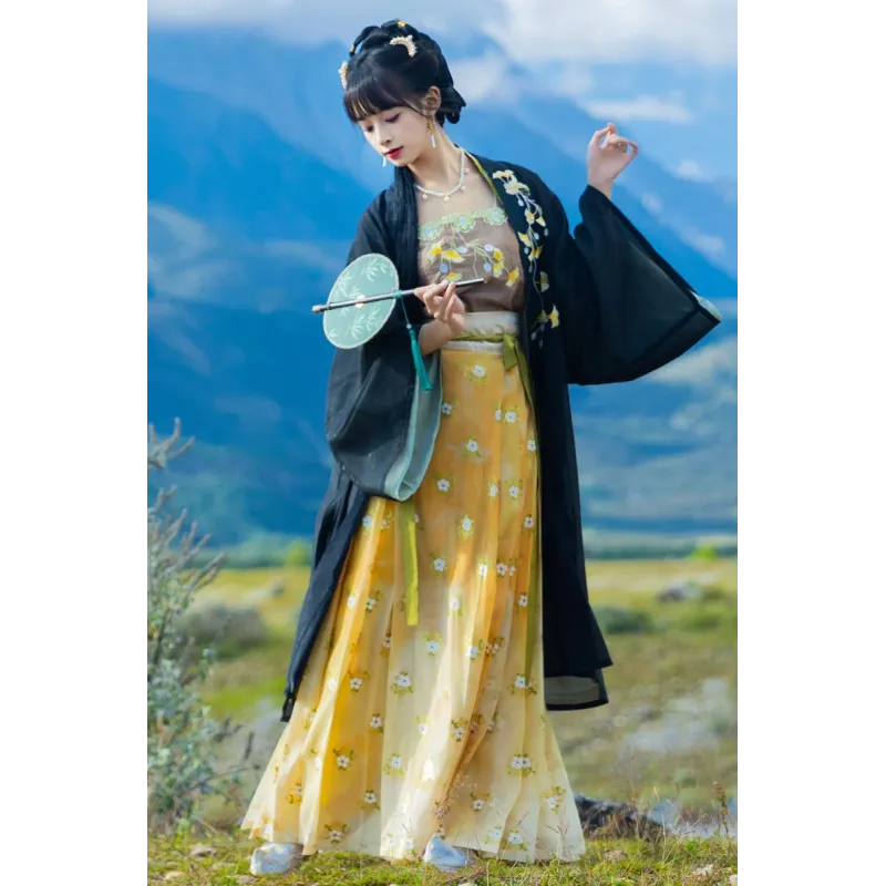 Ginkgo Paper 银杏笺 - Song Hanfu Beizi Set Ginkgo Paper 银杏笺 - Song Hanfu Beizi Set