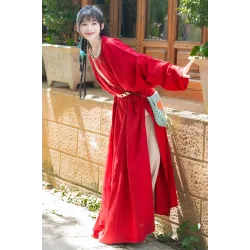 Cloudy River 云川 - Tang Round Collar Robe Set (Preorder)