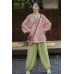 Evening Clouds 云晚 - Tang Hanfu Lantern Pants Set (Preorder)