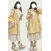 Zhai Xing Yue 摘星月 - Han Chinese Element Coat & White Scarf Set