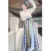 Dan Jin 丹锦 - Tang Dynasty Beizi & Top & Skirt Hanfu