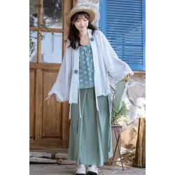 South Wind 南风 - Han Element Suspender Hanfu Outfit