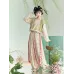 Pair of Swallows 双双燕 - Tang Dynasty Hanfu Beizi & Pants Set