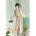 Pair of Swallows 双双燕 - Tang Dynasty Hanfu Beizi & Pants Set