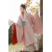 Xishang Meishao 喜上眉梢 - Ming Hanfu Ma Mian Skirt Set