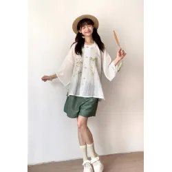 Small Brook 小溪 - Han Chinese Element Daily Casual Summer Hanfu