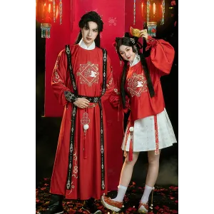 Little Wealth God 小财神 - Ming Dynasty New Year Hanfu Set