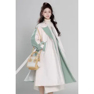 Matcha Soy Milk 抹茶豆乳 - Han Element Hanfu Coat