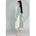 Matcha Soy Milk 抹茶豆乳 - Han Element Hanfu Coat Matcha Soy Milk 抹茶豆乳 - Han Element Hanfu Coat
