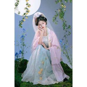Moonlit Heart 明月心 - Song Dynasty Style Qiyao Ruqun Hanfu (Preorder)