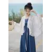 Star Blue 星蓝 - Han Element Hanfu Dress Set