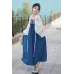 Star Blue 星蓝 - Han Element Hanfu Dress Set