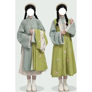 Spring Letter 春信 - Ming Dynasty Hanfu Set
