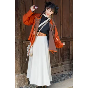 Evening Woods 晚林 - Han Element Hanfu Set (Preorder)
