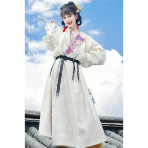 Mu Xi 木樨 - Tang Hanfu Round Collar Robe