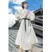 Mu Xi 木樨 - Tang Hanfu Round Collar Robe