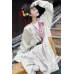 Mu Xi 木樨 - Tang Hanfu Round Collar Robe
