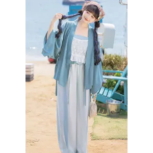 Willow Mist 柳烟浓 - Han Chinese Element Daily Casual Hanfu