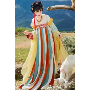 Cherry 樱桃 - Tang Dynasty Hanfu Jiaoyu Skirt