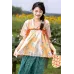 Orange Candy 橙子糖 - Tang Dynasty Hanfu Pants Skirt (Preorder)
