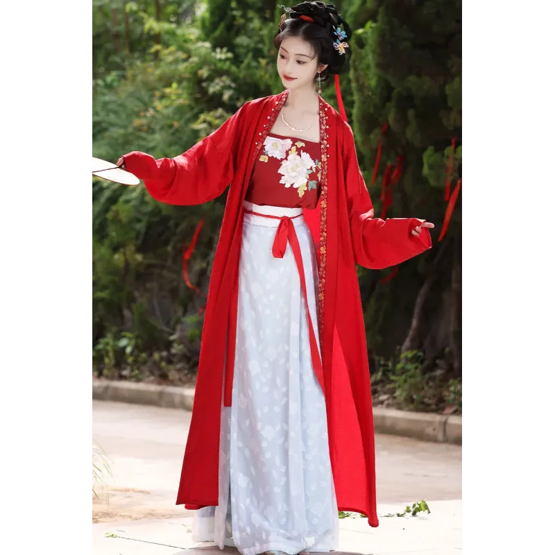Ge Yue 歌乐 - Song Dynasty Style Qiyao Ruqun Hanfu (Preorder) Ge Yue 歌乐 - Song Dynasty Style Qiyao Ruqun Hanfu (Preorder)