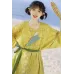 Bubble Lemon 气泡柠檬 - Tang Dynasty Round Collar Robe Hanfu Set