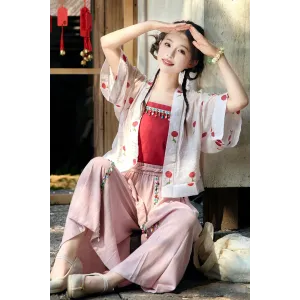 Red Berries 浆果 - Song Hanfu Set (Preorder)