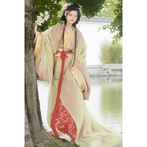 You Chun Ci 游春词 - Warring States Hanfu Set