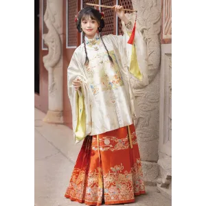 Yu Tu Wang Yue 玉兔望月 - Ming Hanfu Set (Preorder)