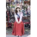 Coral Casket 珊瑚匣 - Tang Dynasty Hanfu Beizi Skirt