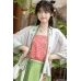 Green Jade 绿玉 - Song Dynasty Style Qiyao Sanjian Skirt Hanfu (Preorder)