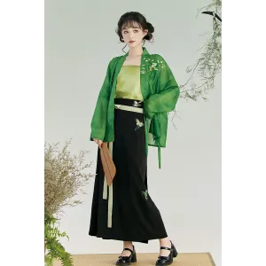 Mugwort Green 绿艾 - Song Hanfu Set