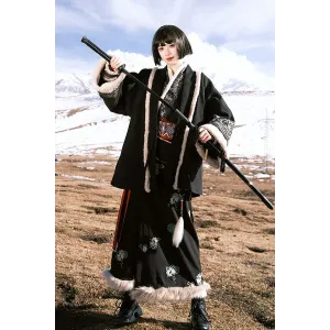 Cang Xuan 苍弦 - Song Dynasty Style Qiyao Two-piece Skirt Hanfu