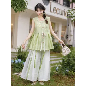 Apple Shadow 苹影 - Han Element Hanfu Summer Set (Preorder)