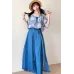 Indigo Dyeing 蓝染 - Tang Dynasty Hanfu Beizi Pants Set (Preorder)