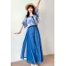 Indigo Dyeing 蓝染 - Tang Dynasty Hanfu Beizi Pants Set (Preorder)