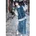 Blue Dream 蓝梦 - Han Element Suspender Hanfu Outfit