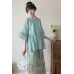 Mint Herb 薄荷草 - Han Element Hanfu Skirt Set
