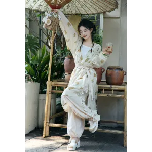 Agile Swallow 轻燕 - Tang Hanfu Round Collar Robe