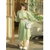 Green Wood 青木 - Tang Hanfu Round Collar Robe (Preorder)